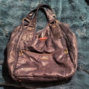Matt & Nat Women's Tote Bag, Blue Navy, Vegan  Leather. Great Condition!